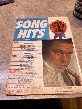1969 Vol 33 Song Hits Magazine Coffee Table Book - Featured Marvin Gaye RoyClark